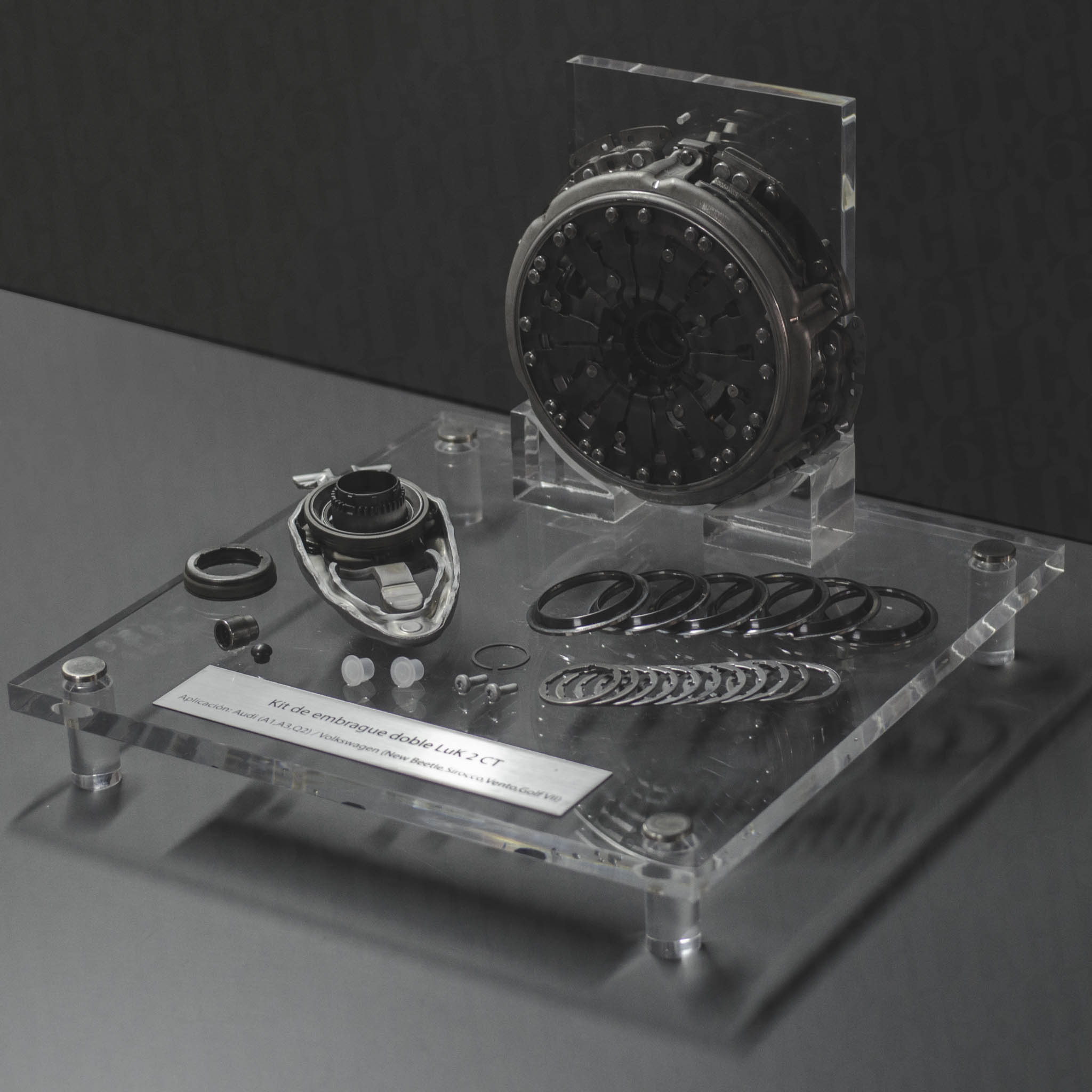 Display de acrílico para embrague