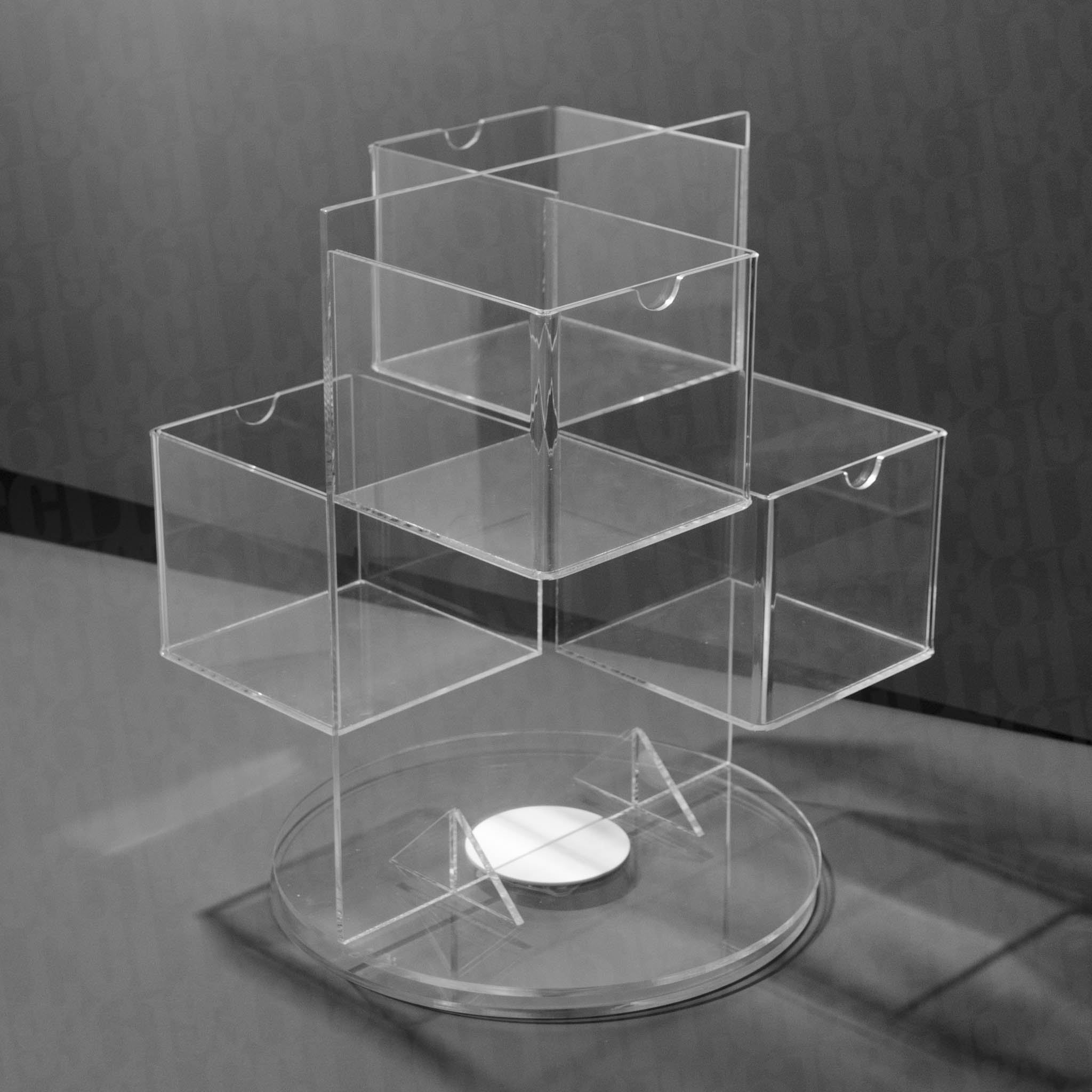 Display giratorio de acrílico